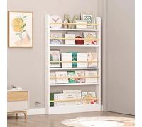 Libreria da parete stretta, organizer salvaspazio per camera dei bambini, soggiorno, studio