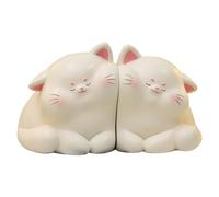 libreria da scrivania， 2 pezzi fermalibri decorativi gatto carino, fermalibri in resina, for scaffale soggiorno decorazioni for la casa studio camera da letto arredamento for il desktop compleanno