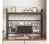 Libreria da scrivania a 2/3 ripiani, organizer salvaspazio per dormitorio, ufficio e uso domestico