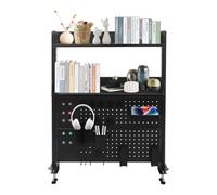 Libreria da scrivania a 2 ripiani, organizer da scrivania | 80 x 23,5 x 95 cm. Può contenere molte cose, come libri, stampanti