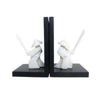 libreria da scrivania， Fermalibri Samurai cavallereschi, fermalibri con statue giapponesi, fermalibri artigianali antiscivolo Kongfu, for la decorazione della casa dell'ufficio(B)