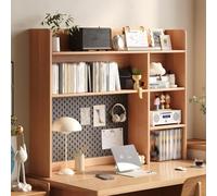Libreria da Scrivania for La Casa, Scaffale Portaoggetti da Scrivania for Dormitorio con Pannello Forato Fai-da-Te e Spazio Aperto for Riporre Oggetti in Soggiorno, Camera da Letto