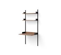 Libreria da Studio New Works 1900 Noce/ Nero