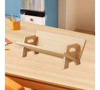 Libreria da tavolo in legno con porta CD, libreria solida, mensola decorativa