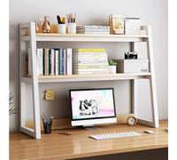 Libreria da tavolo piccola espandibile - Contenitore trapezoidale regolabileScaffale da banco multiuso per una nizzazione desktop efficiente (colore: C)