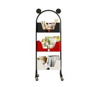 Libreria Da Terra, Scaffale Con Colori A Contrasto, Rotazione A 360°, Libreria For Bambini, Adatta For Camera Da Letto E Sala Giochi(3-layer style 1)