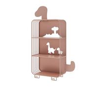 Libreria Da Terra, Scaffale Portaoggetti In Ferro Battuto, Semplice E Carina, Forma Cava, Adatta For La Cameretta Dei Bambini E La Camera Da Letto(Color2,3-layer)