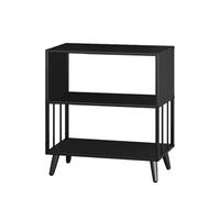 Libreria Da Terra, Semplice Scaffale Portaoggetti, Semplice Arte Del Ferro, Aperta Da Terra, Adatta For Soggiorno, Cucina E Ingresso(3-layer 80cm long)