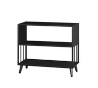 Libreria Da Terra, Semplice Scaffale Portaoggetti, Semplice Arte Del Ferro, Aperta Da Terra, Adatta For Soggiorno, Cucina E Ingresso(3-layer 100cm long)