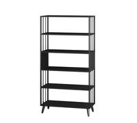 Libreria Da Terra, Semplice Scaffale Portaoggetti, Semplice Arte Del Ferro, Aperta Da Terra, Adatta For Soggiorno, Cucina E Ingresso(5-layer 100cm long)