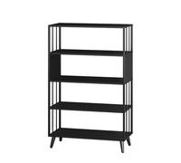 Libreria Da Terra, Semplice Scaffale Portaoggetti, Semplice Arte Del Ferro, Aperta Da Terra, Adatta For Soggiorno, Cucina E Ingresso(5-layer 120cm long)