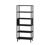 Libreria Da Terra, Semplice Scaffale Portaoggetti, Semplice Arte Del Ferro, Aperta Da Terra, Adatta For Soggiorno, Cucina E Ingresso(6-layer 80cm long)