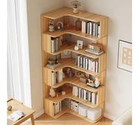 Libreria d'angolo, piattaforma angolare a forma di L, piattaforma di stoccaggio scalabile, supporto per piante da esposizione aperto per piante, per una sala di studio del salotto per piccoli
