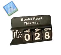 Libreria Decor Book Read Quest'anno, Book Tracker per la registrazione del numero di libri letti, decorazione desktop personalizzata libri Read Tracker (A)