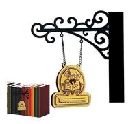 Libreria decorativa, cartelli per angoli di lettura, per lettori e amici di libri per Halloween, per la casa e l'aula