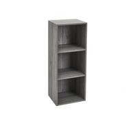 Libreria Design Moderna Scaffale 3 Ripiani in Legno di Truciolato,Casa,Ufficio
