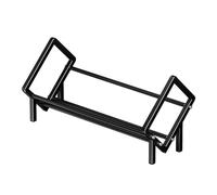 Libreria desktop - Scaffale da tavolo in acciaio al carbonio, rack di mini libri inclinati | Supporto per organizzatore di stoccaggio multifunzionale, supporto per libri compatti regolabile, picolo s