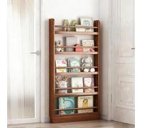 Libreria Dietro Porta,Libreria Montessoriana per Bambini da Parete,Scaffale 10 cm Profondità,Scaffale con Scomparti e Ripiani Aperti,Organizzatore,for Camera da Letto,Bambini,Soggiorno Studio