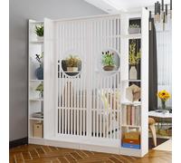 Libreria divisoria autoportante, multi-funzionale, per la privacy, con mensola, salvaspazio, per casa e ufficio