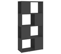 Libreria/divisorio grigio 60x24x124,5 cm in truciolato