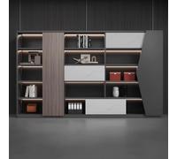 Libreria e schedario moderno e minimalista per ufficio esecutivo scrivania in legno e Sto Solut per Chairman'pace 2,8 m (110 pollici) di lunghezza Professal nizat