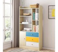 Libreria Espositore Scaffale Moderno Scaffale Espositore per Casa Soggiorno Ufficio Decorazione Libreria (Colore: Bianco 1 Dimensioni: 120 x 60 x 24) (Colore: 120 x 60 x 24 Dimensioni: Bianco 1) (120
