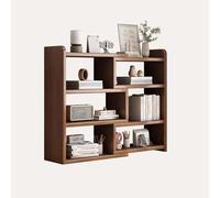 Libreria Estensibile a 3 Ripiani, Scaffale Portaoggetti in Legno con Ripiani Espandibile, Spazio Espositivo Aperto, Organizer Moderna per Soggiorno, Studio, Cucina