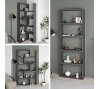 Libreria Estensibile angolare Wish 72x22x200h Colore Antracite