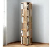 Libreria Girevole 360 Gradi,libreria Rotante,libreria Girevole Liberty per Camera da Letto, Studio