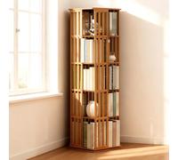 Libreria Girevole 360 Gradi,libreria Rotante,libreria Girevole Liberty per Camera da Letto, Studio