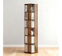 Libreria Girevole 360 Gradi,libreria Rotante,libreria Girevole Liberty per Camera da Letto, Studio