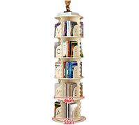 Libreria Girevole a 360° in Legno massello Libreria Girevole Creativa a 360° Libreria angolare Living Ro