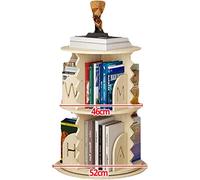 Libreria Girevole a 360° in Legno massello Libreria Girevole Creativa a 360° Libreria angolare Living Ro