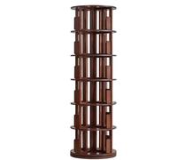 Libreria girevole a 360°, in legno massello multistrato, può contenere oltre 300 libri, capacità 20 kg, libreria per bambini dal pavimento al soffitto, design moderno (A, 45 x 193 cm)