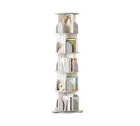 Libreria girevole a 360° - libreria angolare salvaspazio con display rotante liscio per camera da letto, soggiorno e studio