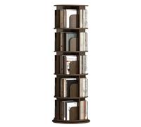 Libreria girevole a 360°, torre rotante per soggiorno e camera da letto, elegante organizer salvaspazio, per libri, decorazioni e oggetti da collezione