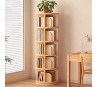 Libreria Girevole Bambini, Libreria Rotante 360 Gradi Salvaspazio, Librerie per Soggiorno Moderna per Sala Camera Studio Soggiorno, Ufficio, Espositore(Size:5 tier,Color:A)