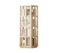 Libreria girevole, espositore per CD a 4/5 livelli, torre di stoccaggio a 360°, per camera da letto, soggiorno, ufficio, biblioteca, piccolo spazio (solo libreria)