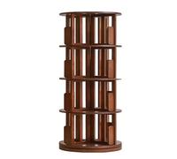 Libreria girevole, multistrato in legno massello, design a 360°, può contenere oltre 300 libri, capacità 20 kg, libreria semplice per bambini (A, 45 x 130 cm)