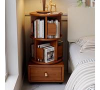 Libreria girevole per bambini a 360° con cassetto salvaspazio in legno libreria per camera da letto e soggiorno libreria per bambini di piccole dimensioni ideale per la camera dei bambini