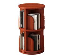 Libreria girevole per bambini e adulti, a 2/3/4/5 ripiani, in teak, per camera da letto, soggiorno e studio, 46 x 68 cm, design salvaspazio