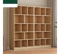 Libreria, grande contenitore multistrato, design angolare con pannello posteriore, struttura in legno, elegante libreria per casa o ufficio soluzioni di archiviazione