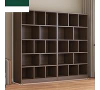 Libreria, grande contenitore multistrato, design angolare con pannello posteriore, struttura in legno, elegante libreria per casa o ufficio soluzioni di archiviazione