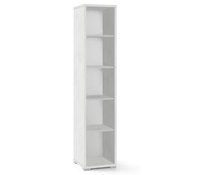 LIBRERIA H185 L38 FINITURA OSSIDO BIANCO
