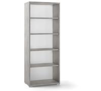 LIBRERIA H185 L71 FINITURA CEMENTO