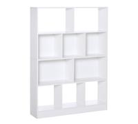 Libreria HOMCOM a 4 livelli con 10 scomparti multiuso