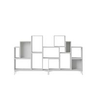 Libreria Impilabile Configurazione 3 Grigio