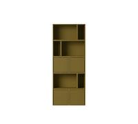 Libreria Impilabile Configurazione 8 Marrone-Verde