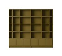 Libreria Impilabile Muuto Configurazione 1 Marrone-Verde