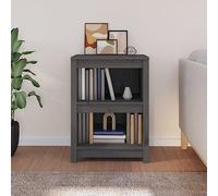 Libreria in legno di pino massello, 50 x 35 x 68 cm, ripiani per soggiorno, ufficio e camera da letto, mobili rustici per la casa nization